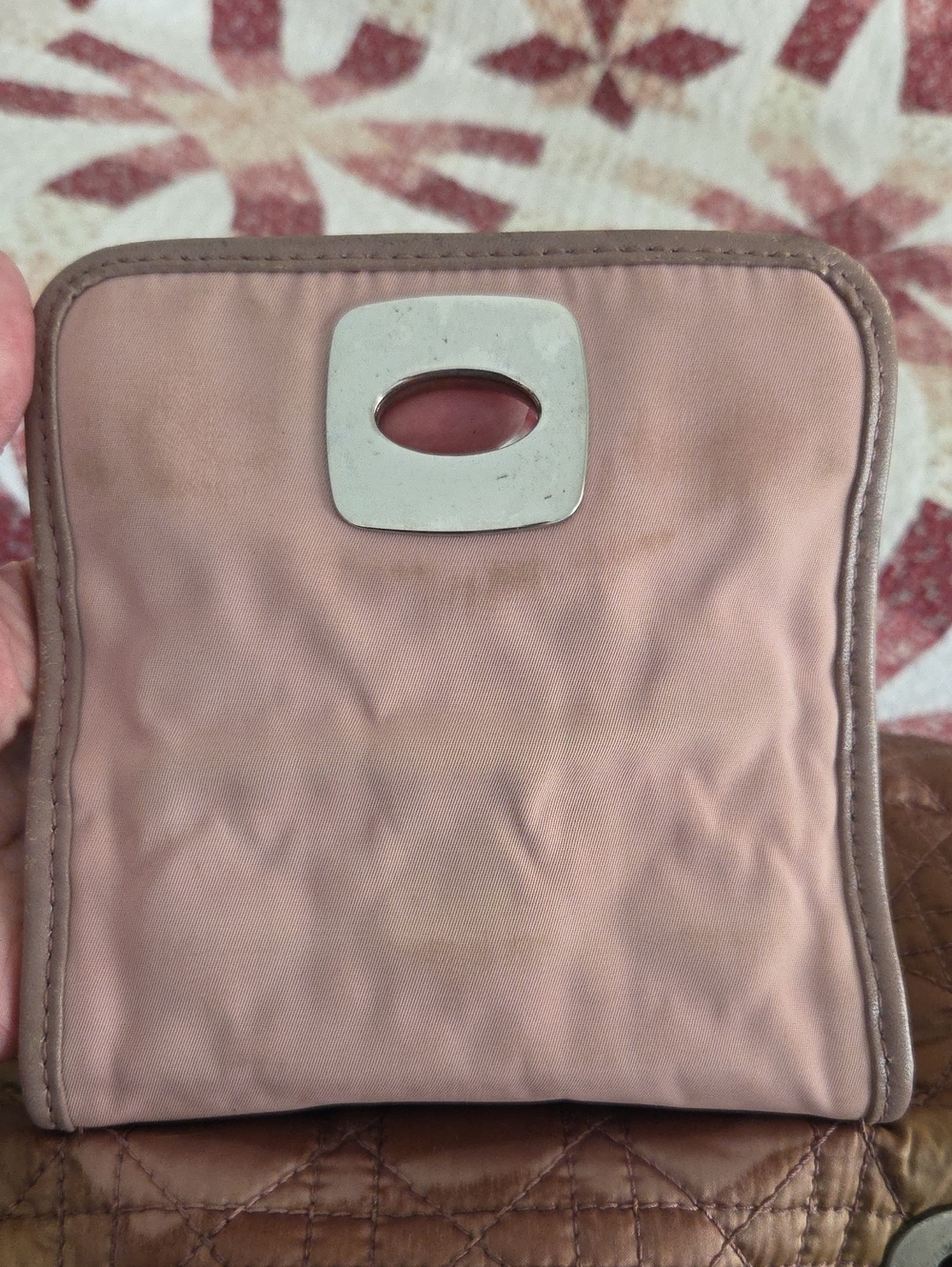Dior Cannage Shoulder Bag in Pink and Brown Tones Ombre - Picture 11 of 16